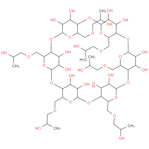 Hidroxi-propil-alfa-ciklodextrin CAS: 128446-33-3