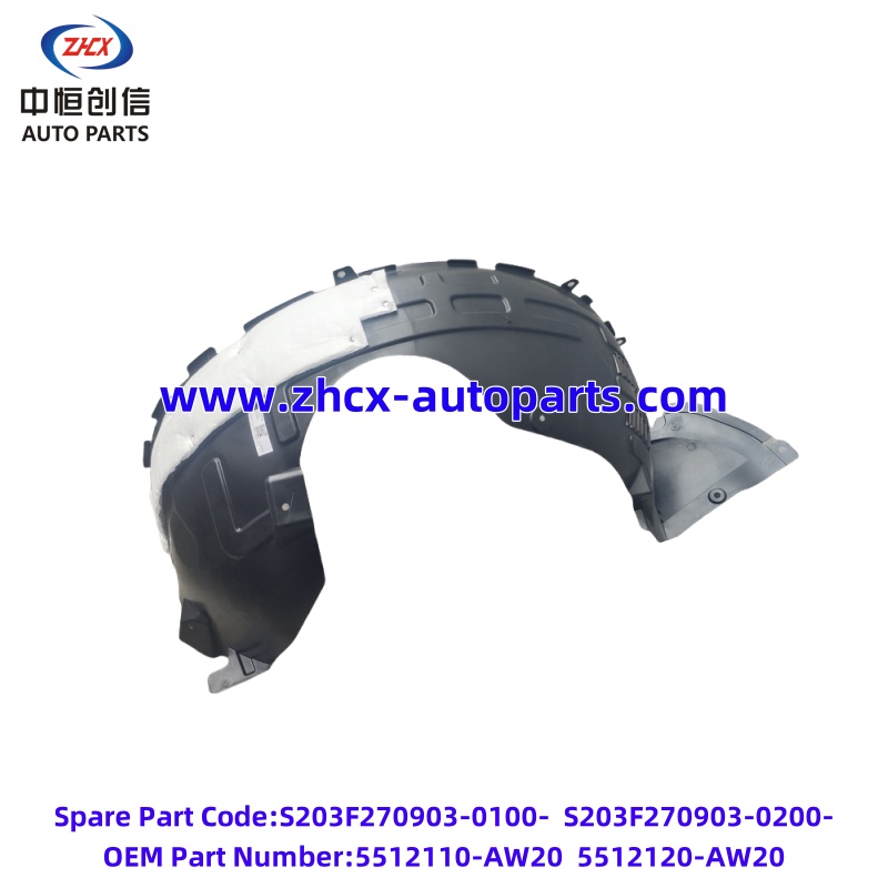 Căptușeală pentru apărare frontală l Front fender lining L