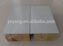 sound absorption rockwool sandwich panel