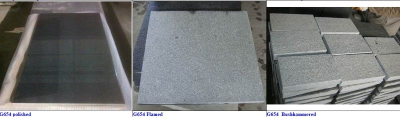 G654 Granite, Dark Grey Granite, G654 Granite for Steps and Risers, G654 for Wall and Floor