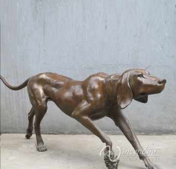 Bronze Greyhound Statues