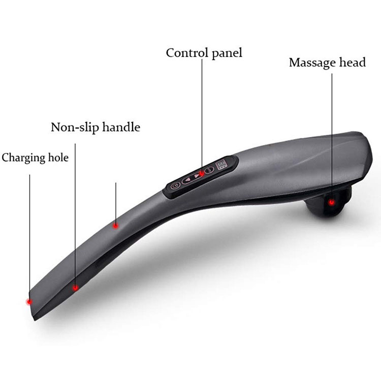 LCD display chiropractic percussion massager handheld deep tissue massager