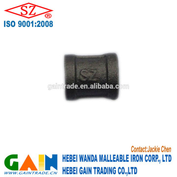 black malleable iron sockets plumbing fittings