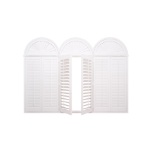 Pantation shutters with blackout blinds