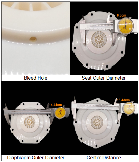 1268274 Repair Kit For Norgren Diaphragm Valve