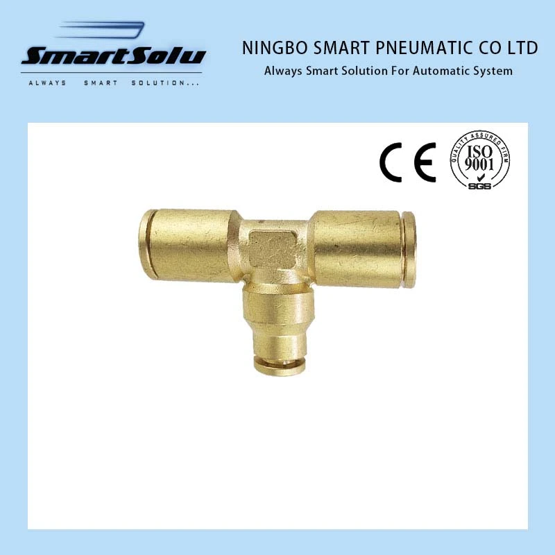 DOT-PE Series Tee Copper Nature Push in DOT Fittings