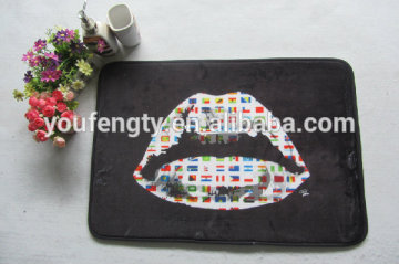 Cheap lip printed carpet