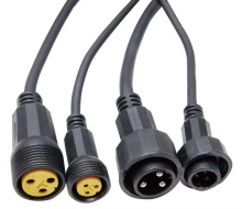 Waterproof Power Cable and DMX Cable Adapter for Professional Stage Lights