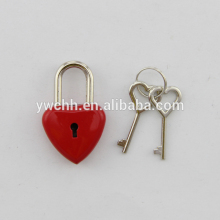 Heart shape key padlock