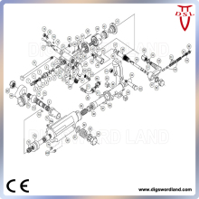 Seco S250 Perforacion En Piedra Repuestos Piezas De Perforacion De Roca Jackleg