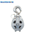 Hung on Angle Steel Aluminum Cable Pulley