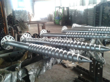 Hot Dipped Galvanization Ground Screw Pile