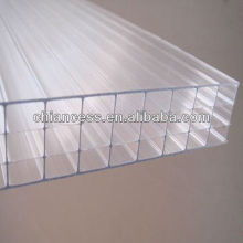 Polycarbonate 4-Layer Rectangle Structure PC Hollow Sheet