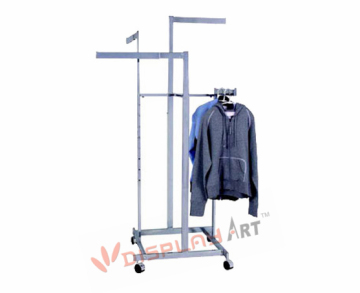 4-way adjustable garment rack -Four way clothing rack -Heavy duty rolling garment rack