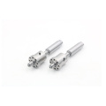 Miniature 1204 ball screw for lathe with motor