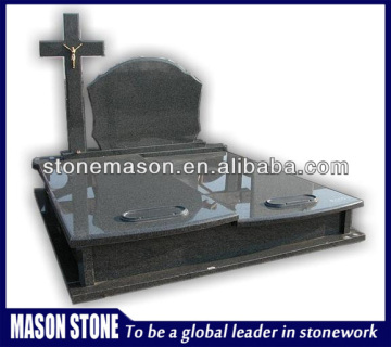 Large granite cremation headstone for engrave