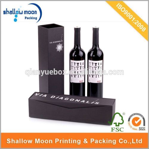 Wholesale customize 2015 wine packaging box new elegant