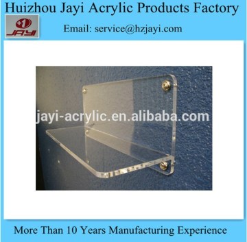 JYBS-015China manufacturer wholesale acrylic shower corner shelf/glass shower corner shelf