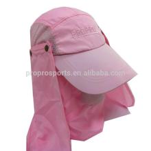 Quick Dry Multifunctional Fishing Cap Jugle Cap Removable Sun Shield Flap