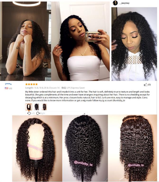 Cuticle Aligned Virgin Mongolian Kinky Curly Human Hair Crochet Braids  In South Africa, Kinky Hair Vendor Ombre With Closure
