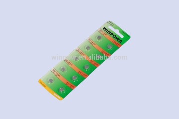 Good quality manufacturer free mercury button cell AG131.5v lr44 alkaline batteries