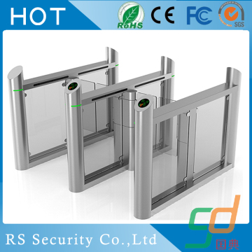 IR Sensor Fast Speed ESD Glass Turnstiles