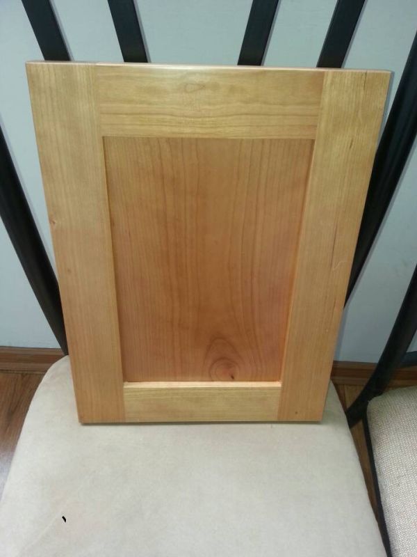 Unfinished Oak Shaker Kitchen Cabinet Doors for France Market