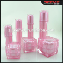 15ml 30ml 50ml 100ml luxury skincare bottles black square acrylic bottles