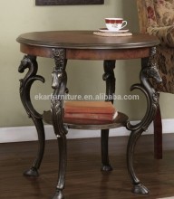 Veneer teak fancy antique sofa side table