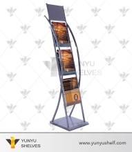 New design metal rack for magazine display