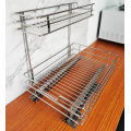 Stainless steel fruit basket two layers fruit rack