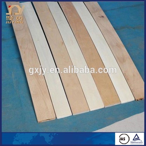 flat/curved wood bed slats melamine paper wooden bed slats eucalyptus/poplar bed slats