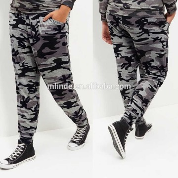 Plus Size Clothes Women All Over Camo Print Joggers Plus Size Leggings With Drawstring waist