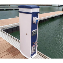 Water Power Pedestal for Floating Yacht Marina Boat Jetty - For Sale