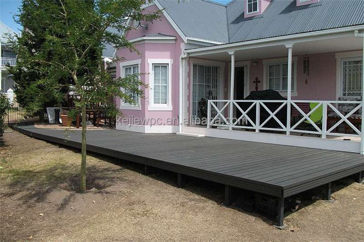 Wood Plastic Composite(wpc) Decking Boards Recycable Wood WPC Engineered Flooring Outdoor Decking PE Film, Wood Panel and Pallet