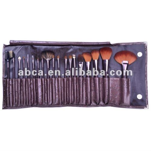 2013 Professional Excellent Wool cosmetic brush set synthetic hair goat hair wool pony hair