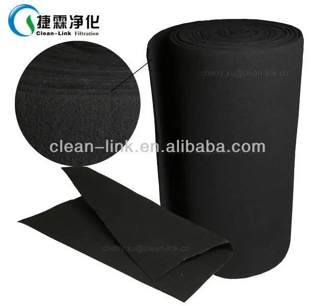 Activated Carbon Filter Cloth Media Roll for Auto Cabin Air Filter Three Layers