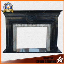 Black Marble Fireplace Surround Granite Mantel