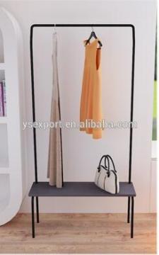 storage shelf coat hanger cloth display rack