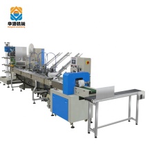 Disposable Wooden Plastic Cutlery Packing Machine with Napkin