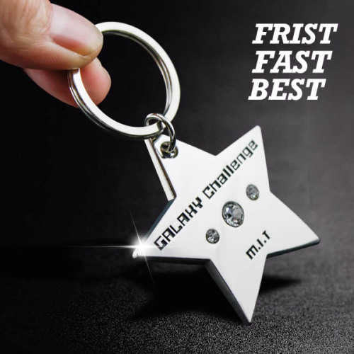 promotional keychain wholesale,beautiful crystal keychain,silver star keychain