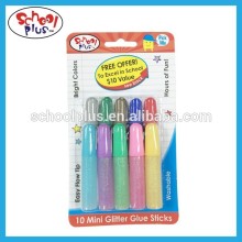 10pcs mini glitter tattoo glue sticks set
