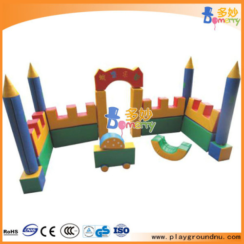 Colorful castle kids soft foam play bricks