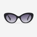 Cambered Cat Eye Acetate Women's Sunglasses