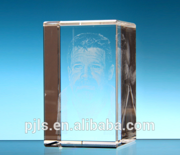 Cube Crystal Award Trophy