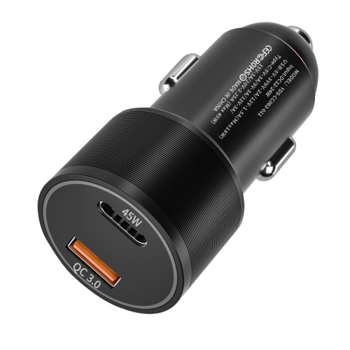 63W enkele USB -autolader voor mobiele telefoon