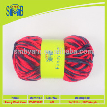 china knitting yarn manufacturer shingmore bridge best sell oeko-tex quality 100 acrylic sapce dyed multi-folded yarn
