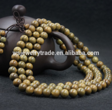 8mm Green Sandalwood Mala Beads