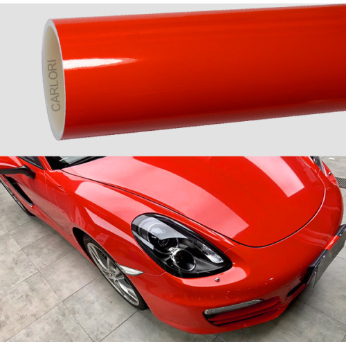 Crystal Glanz Lava Orange Auto Wrap Vinyl