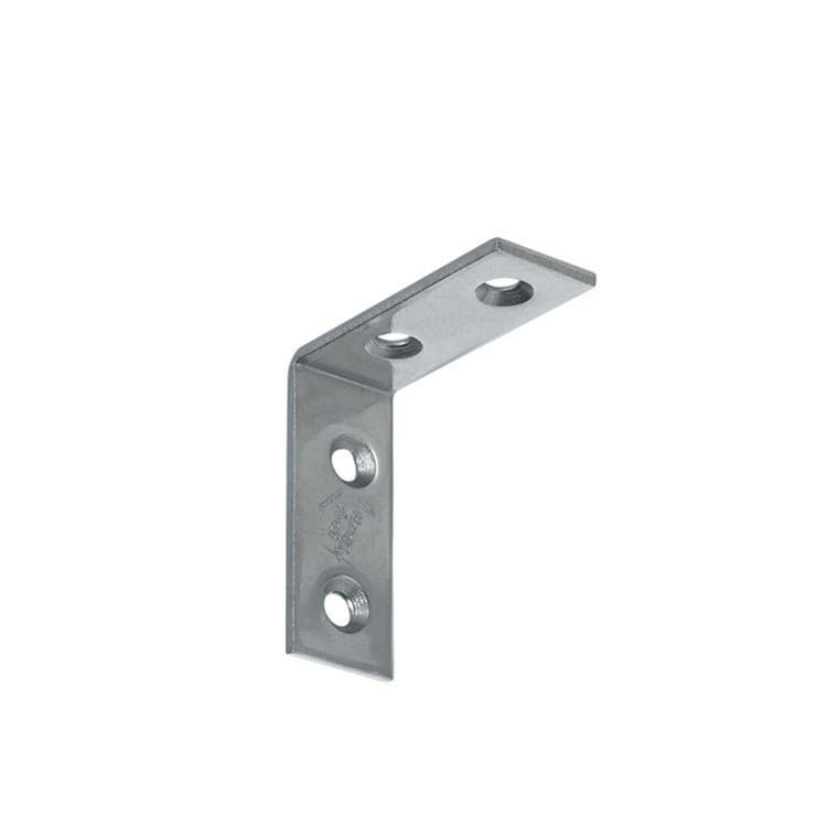 Sheet Fabrication Wall Mounting L Shaped Metal Bracket